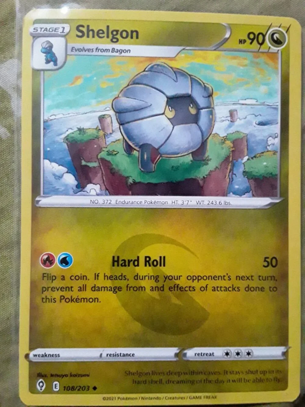Gabite Brilliant Stars, Shelgon Evolving Skies, Druddigon, Sliggoo Fusion Strike